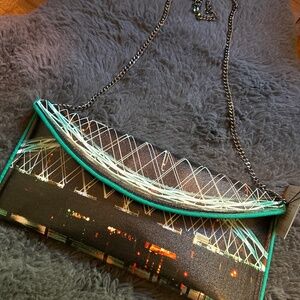 Coated canvas eclectic crossbody